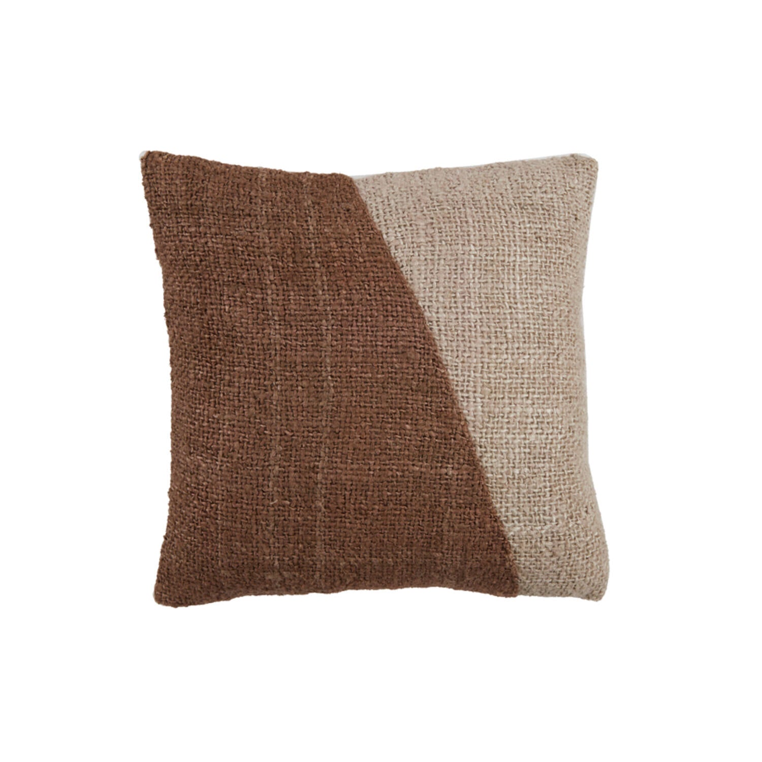 Kussen Canberra: Dark brown & beige