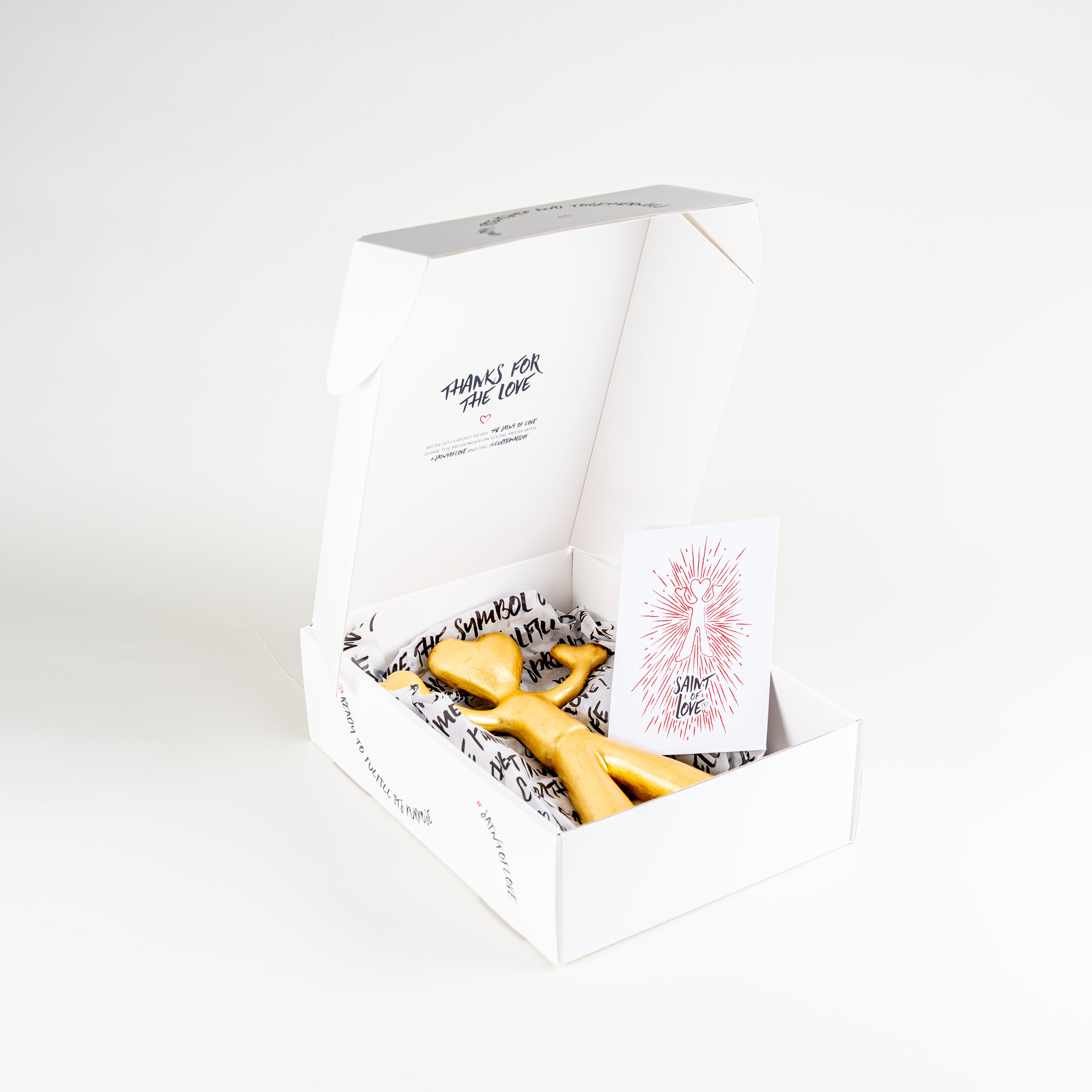 Luc de Maeght - Saint of Love 24k Bladgoud