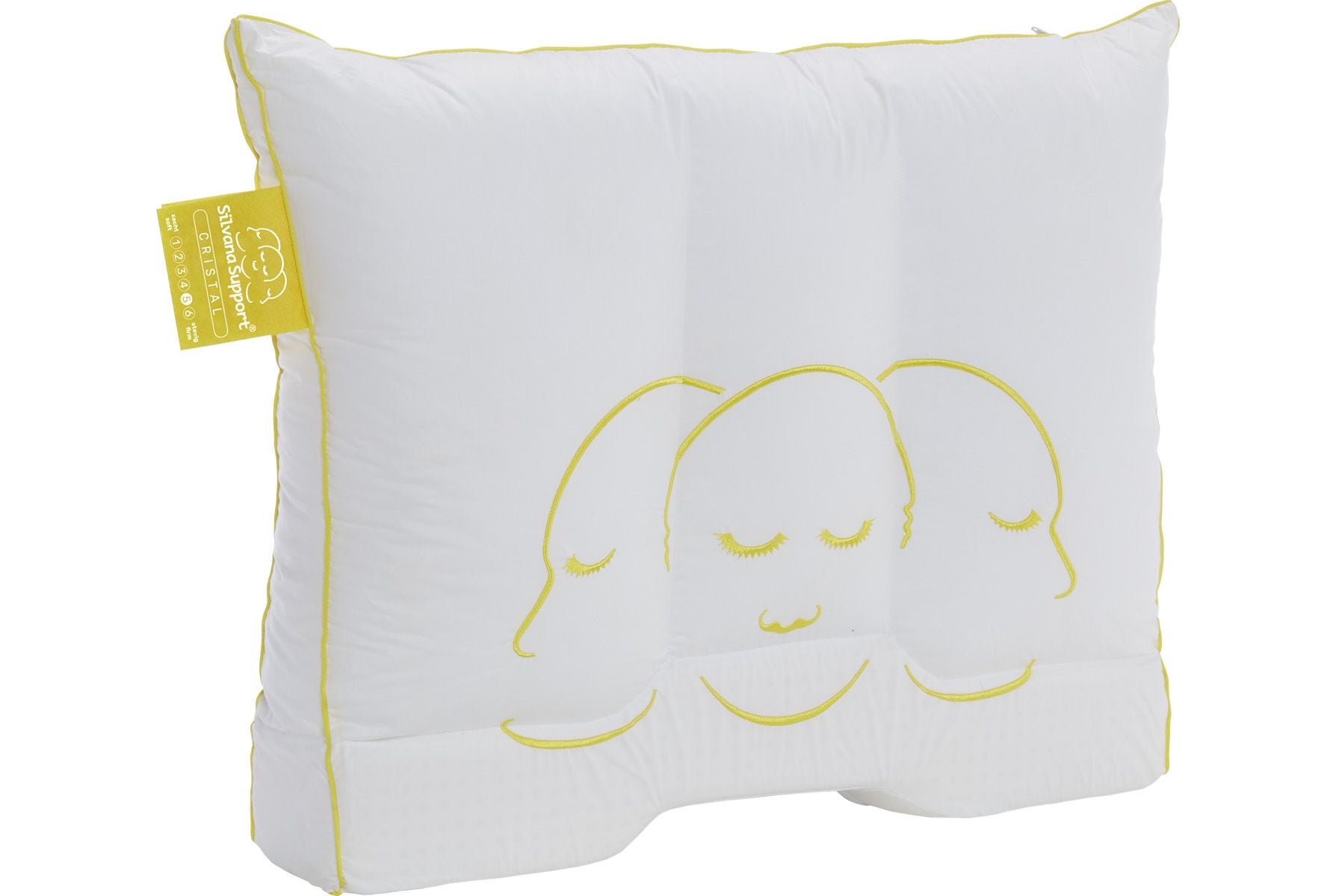 Hoofdkussen Silvana Support Geel