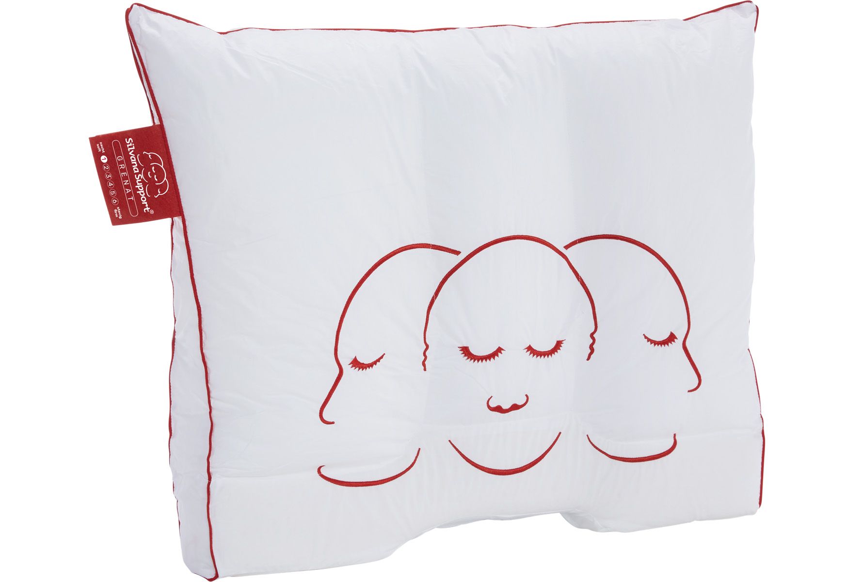 Hoofdkussen Silvana Support Rood