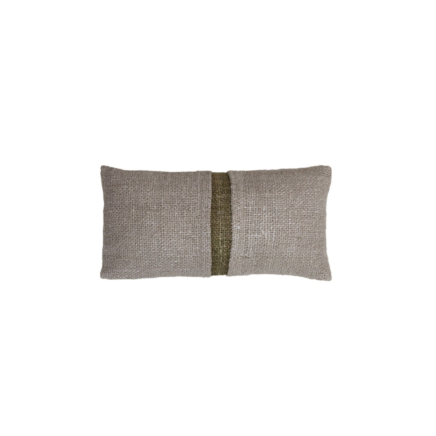 Kussen levis: Beige & Green