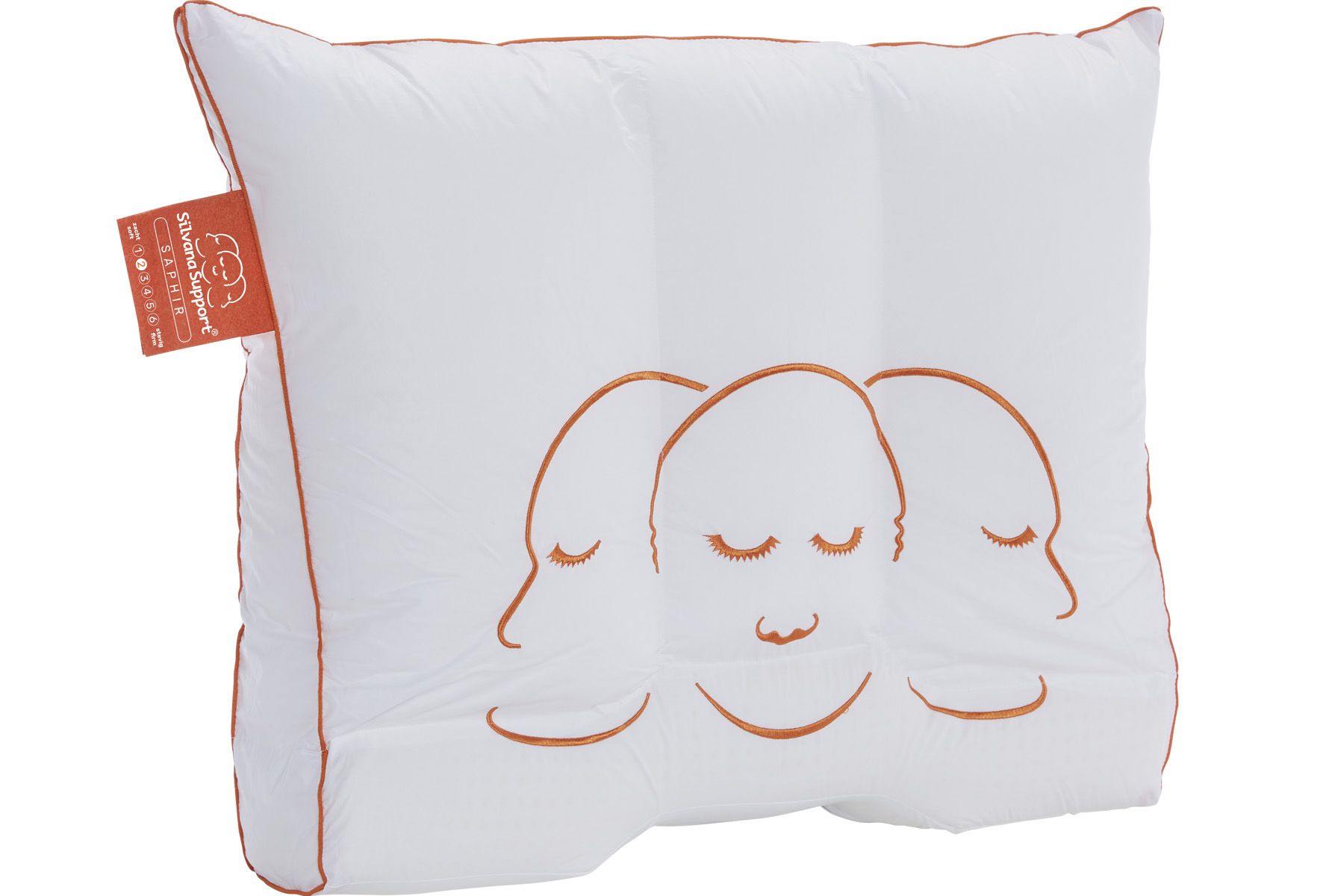 Hoofdkussen Silvana Support Oranje